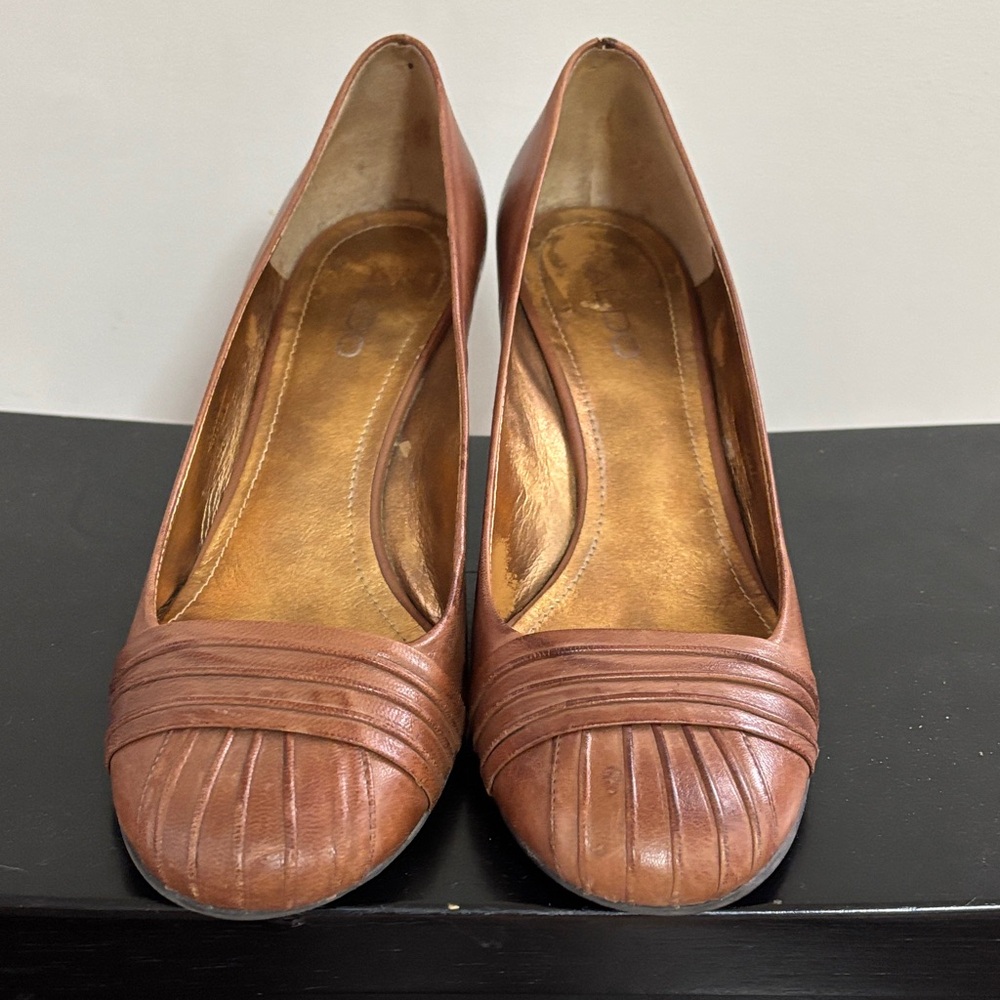 Aldo Brown Leather Heels